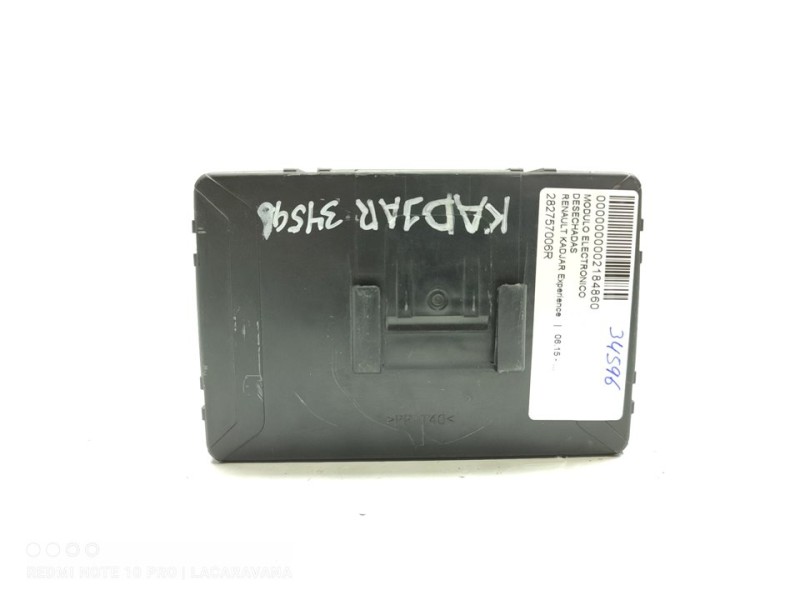 Recambio de modulo electronico para renault kadjar experience referencia OEM IAM 282757006R  