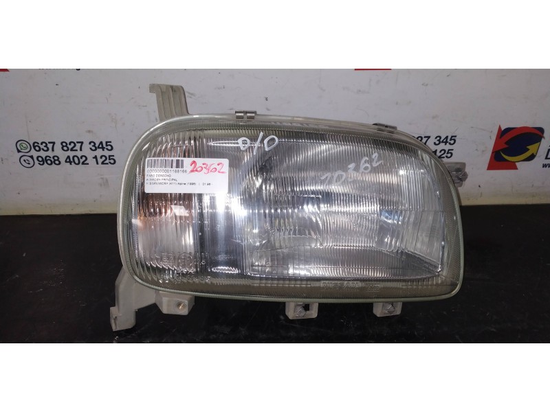 Recambio de faro derecho para nissan micra (k11) alpine (1996) referencia OEM IAM   