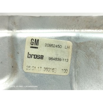 Recambio de elevalunas trasero izquierdo para opel insignia berlina selective referencia OEM IAM 964839112  