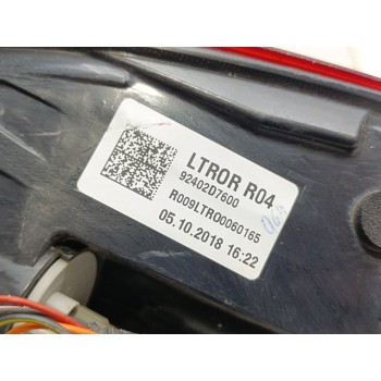 Recambio de piloto trasero derecho para hyundai tucson classic blue referencia OEM IAM 92402D7600  