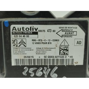 Recambio de centralita airbag para citroën c4 picasso feel referencia OEM IAM 9807547380  