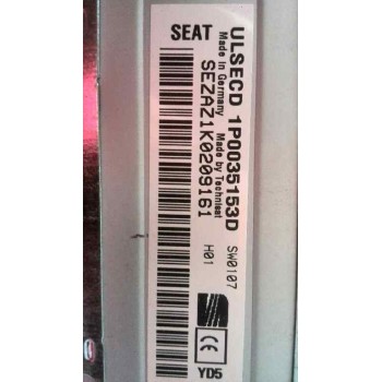 Recambio de sistema audio / radio cd para seat leon (1p1) reference referencia OEM IAM 1P0035153D  