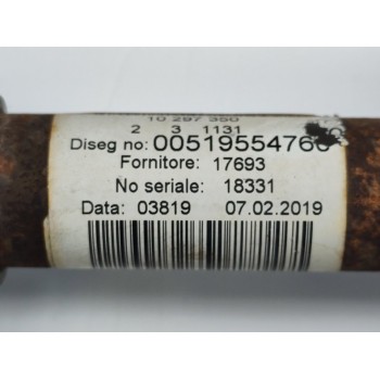 Recambio de transmision delantera derecha para fiat 500 (312) berlina club referencia OEM IAM 00519554760  