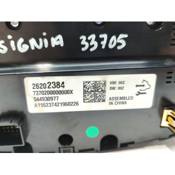 Recambio de mando climatizador para opel insignia berlina selective referencia OEM IAM 26202384  