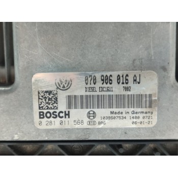 Recambio de centralita motor uce para volkswagen t5 transporter/furgoneta caja cerrada referencia OEM IAM 0281011568  