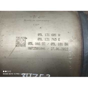Recambio de filtro de particulas para volkswagen t-roc advance referencia OEM IAM 05L131705T  