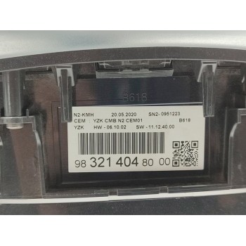 Recambio de cuadro instrumentos para citroën c3 feel pack referencia OEM IAM 9832140480  