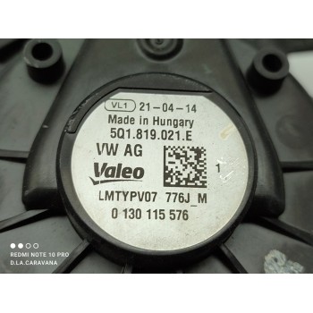 Recambio de ventilador calefaccion para volkswagen caddy furgón/kombi kombi referencia OEM IAM 5Q1819021E  