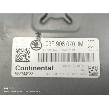 Recambio de centralita motor uce para skoda rapid active referencia OEM IAM 03F906070JM  