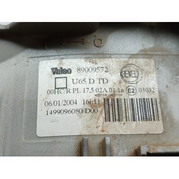 Recambio de faro derecho para fiat scudo (222) 2.0 jtd basis kasten referencia OEM IAM 1499096080  