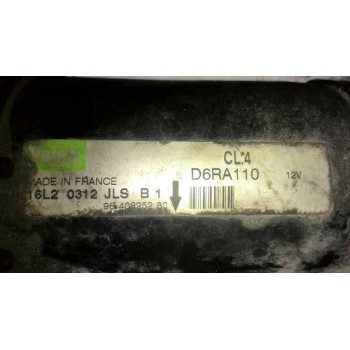 Recambio de motor arranque para citroën berlingo 1.6 hdi 75 collection familiar referencia OEM IAM 9640825280  