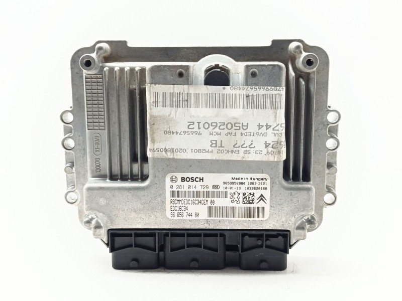 Recambio de centralita motor uce para peugeot 3008 confort referencia OEM IAM 0281014729  