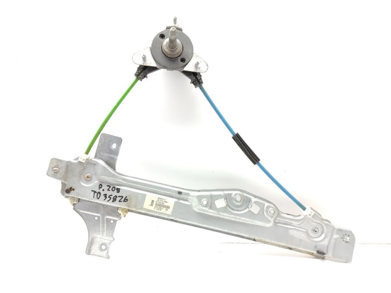 Recambio de elevalunas trasero derecho para peugeot 208 active referencia OEM IAM 9673153880  