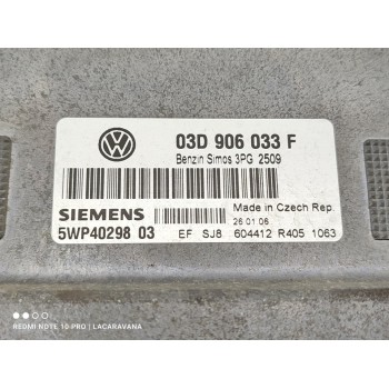 Recambio de centralita motor uce para volkswagen polo (9n3) edition referencia OEM IAM 03D906033F  