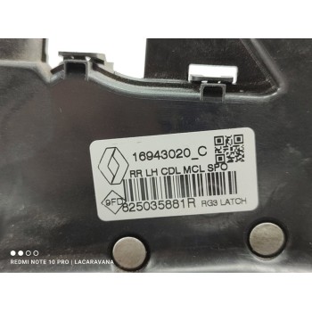 Recambio de cerradura puerta trasera izquierda para renault megane iv berlina 5p business referencia OEM IAM 825035881R  