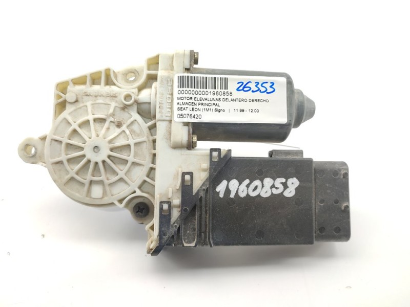 Recambio de motor elevalunas delantero derecho para seat leon (1m1) signo referencia OEM IAM 05076420  