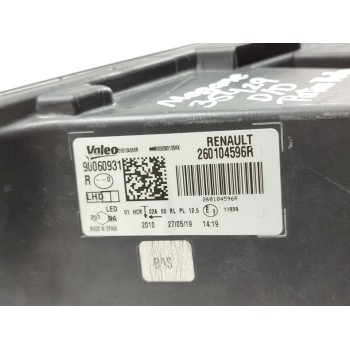 Recambio de faro derecho para renault megane iv berlina 5p business referencia OEM IAM 260104596R  
