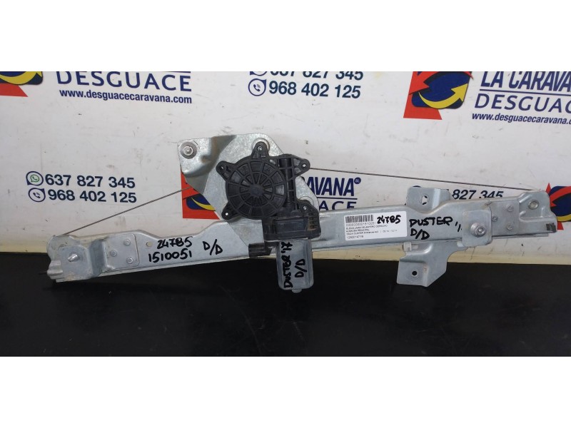 Recambio de elevalunas delantero derecho para dacia duster ambiance 4x2 referencia OEM IAM 128001471B  