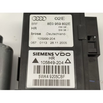Recambio de motor elevalunas trasero derecho para audi a4 avant (8e) 2.0 tdi referencia OEM IAM 8E0959802E  