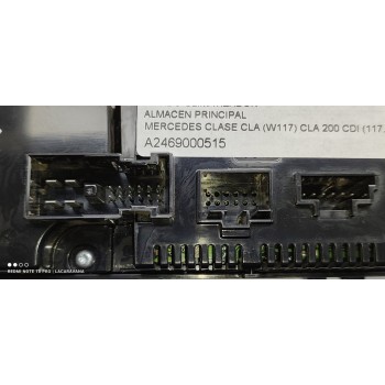 Recambio de mando climatizador para mercedes-benz clase cla (w117) cla 200 cdi (117.308) referencia OEM IAM A2469000515  