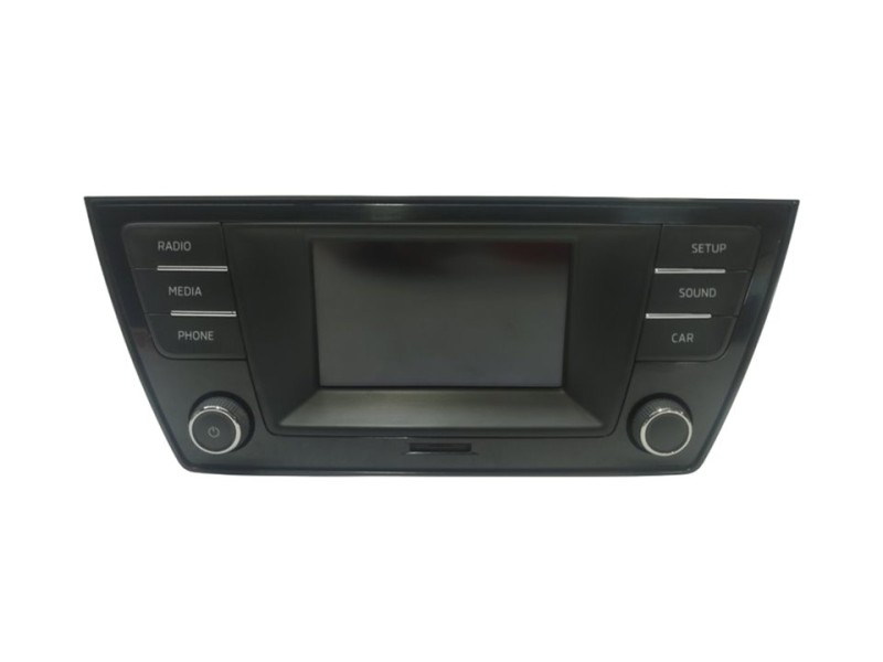 Recambio de pantalla multifuncion para skoda fabia active referencia OEM IAM 6V0035871D  