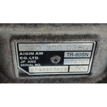 Recambio de caja cambios para volkswagen touareg (7l6) tdi v6 +motion referencia OEM IAM JXX  