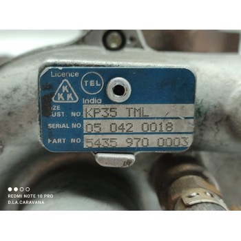 Recambio de turbocompresor para tata indica idi referencia OEM IAM 54359700003  