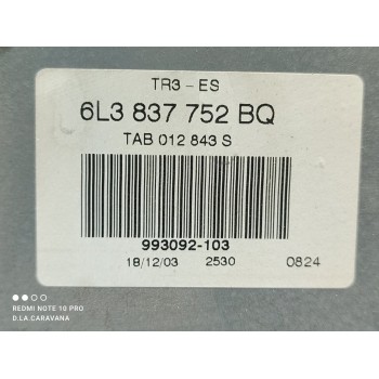 Recambio de elevalunas delantero derecho para seat ibiza (6l1) cool referencia OEM IAM 6L3837752BQ  