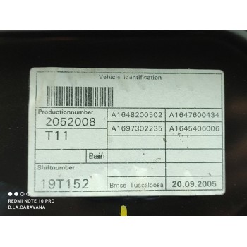 Recambio de elevalunas trasero derecho para mercedes-benz clase m (w164) 320 / 350 cdi (164.122) referencia OEM IAM A1645406006 