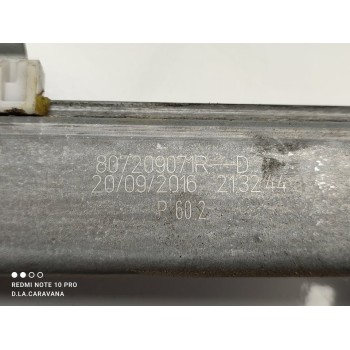 Recambio de elevalunas delantero derecho para dacia dokker express ambiance referencia OEM IAM 807209071R  