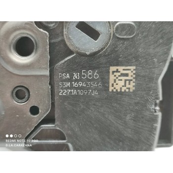 Recambio de cerradura puerta trasera izquierda para peugeot rifter active standard referencia OEM IAM 243586  
