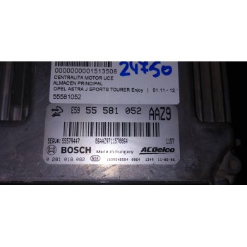 Recambio de centralita motor uce para opel astra j sports tourer enjoy referencia OEM IAM 55581052  