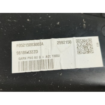 Recambio de guarnecido puerta delantera izquierda para peugeot rifter active standard referencia OEM IAM 9816791277  