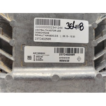 Recambio de centralita motor uce para renault kangoo z.e. referencia OEM IAM 237D40258R  