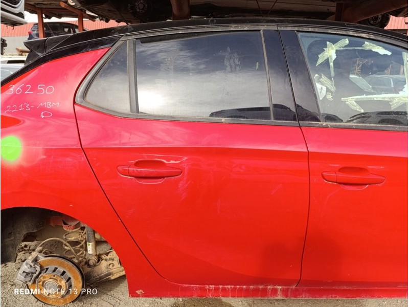 Recambio de puerta trasera derecha para opel corsa f 40 aniversario referencia OEM IAM 9837705980  