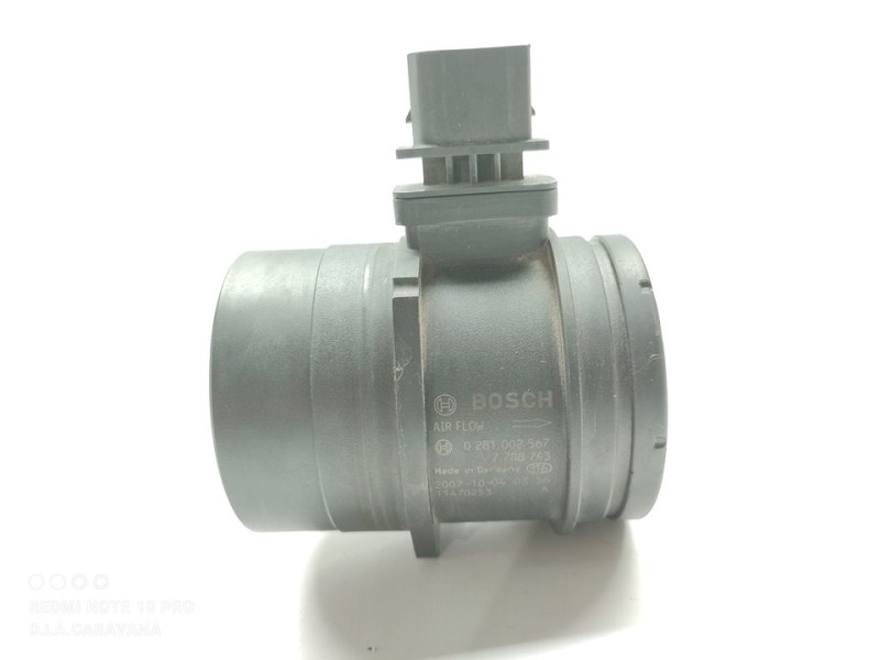 Recambio de caudalimetro para bmw serie 1 berlina (e81/e87) 120d referencia OEM IAM 0281002567  