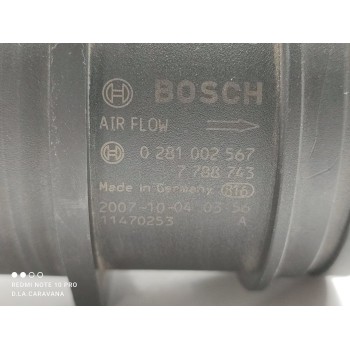 Recambio de caudalimetro para bmw serie 1 berlina (e81/e87) 120d referencia OEM IAM 0281002567  
