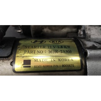 Recambio de motor arranque para hyundai i40 comfort referencia OEM IAM 361002A950  