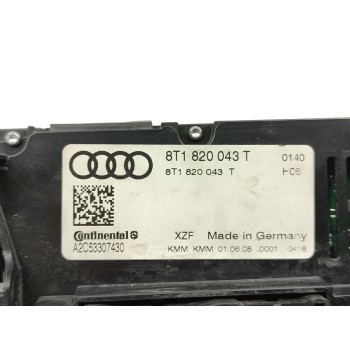 Recambio de mando climatizador para audi a4 ber. (b8) básico referencia OEM IAM 8T1820043T  