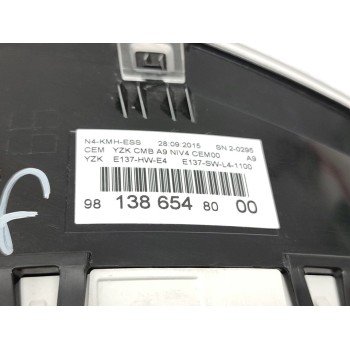 Recambio de cuadro instrumentos para peugeot 2008 (--.2013) allure referencia OEM IAM 9813865480  