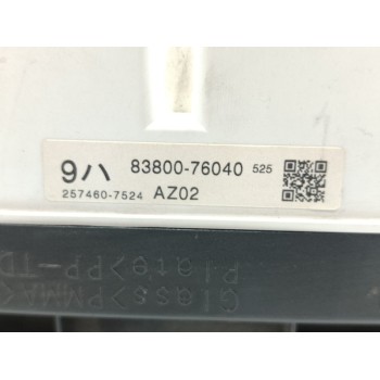 Recambio de cuadro instrumentos para lexus ct 200h referencia OEM IAM 8380076040  