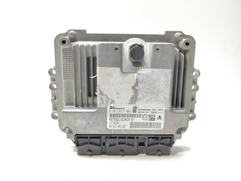 Recambio de centralita motor uce para citroën c4 berlina collection referencia OEM IAM 0281012985  