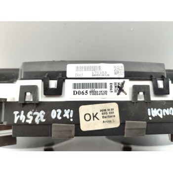 Recambio de cuadro instrumentos para hyundai ix20 gls comfort referencia OEM IAM 940531K120  