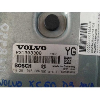Recambio de centralita motor uce para volvo xc60 kinetic awd referencia OEM IAM P31303388  