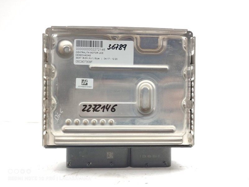 Recambio de centralita motor uce para seat ibiza (kj1) style referencia OEM IAM 05C907309F  