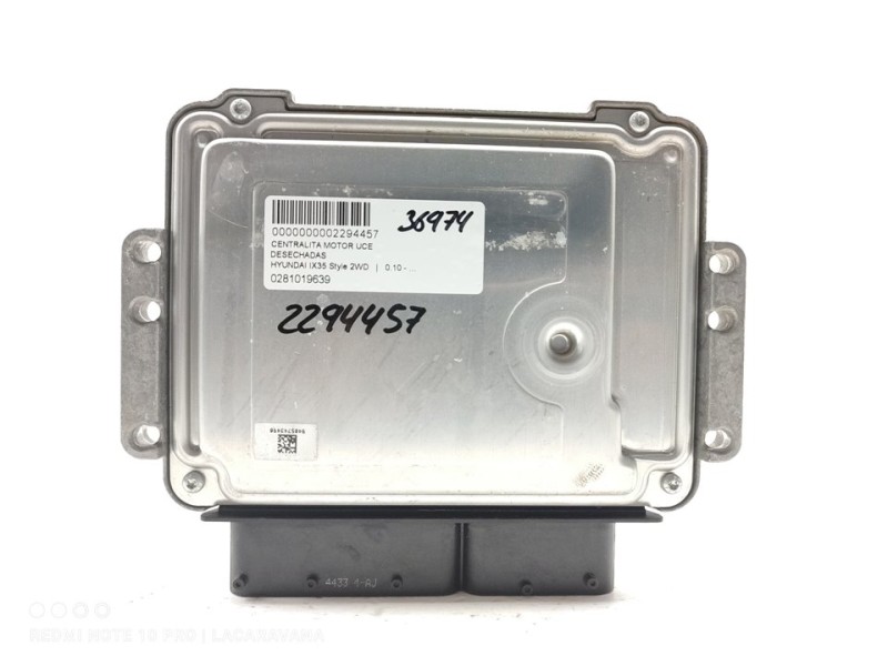 Recambio de centralita motor uce para hyundai ix35 style 2wd referencia OEM IAM 0281019639  