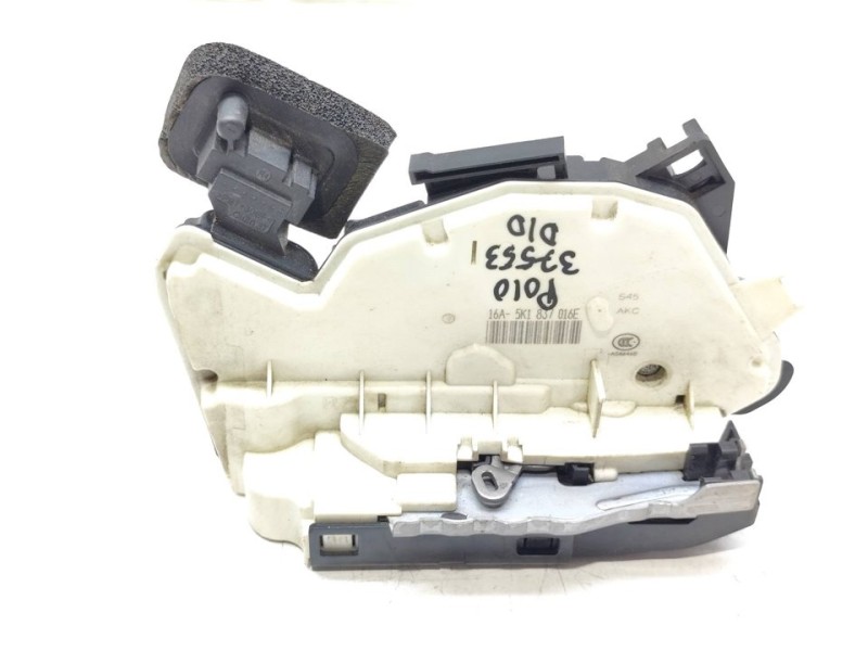 Recambio de cerradura puerta delantera derecha para volkswagen polo (6r1) advance referencia OEM IAM 5K1837016E  