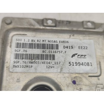 Recambio de centralita motor uce para fiat nuova 500 (150) lounge referencia OEM IAM 51994081  