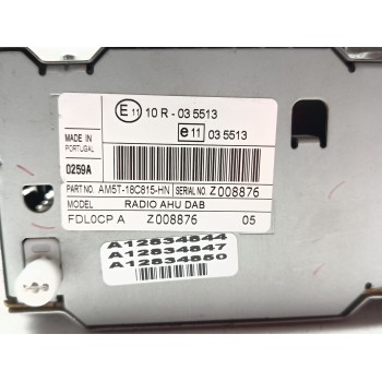 Recambio de sistema audio / radio cd para ford fiesta (ccn) titanium referencia OEM IAM AM5T18C815HN  