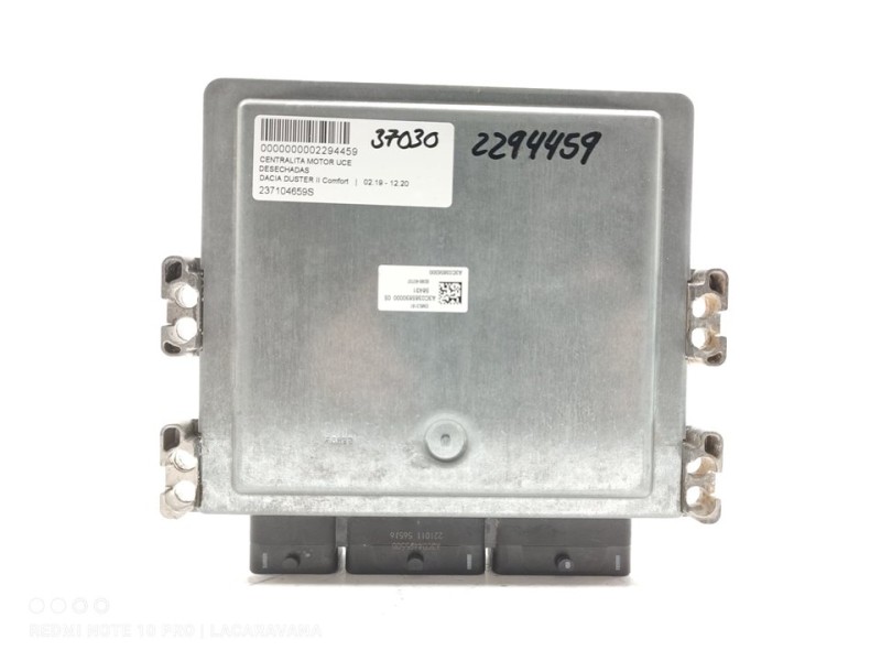 Recambio de centralita motor uce para dacia duster ii comfort referencia OEM IAM 237104659S  